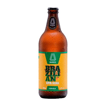 Cerveja Barco Brazilian IPA Manga Garrafa 600ml