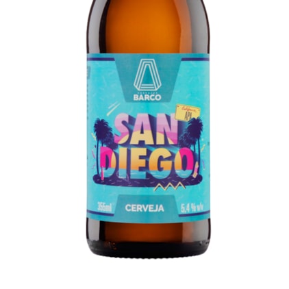 Cerveja Barco San Diego APA Garrafa 355ml Imagem de Cerveja Barco San Diego APA Garrafa 355ml