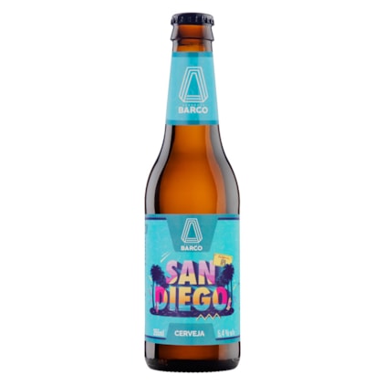 Cerveja Barco San Diego APA Garrafa 355ml Imagem de Cerveja Barco San Diego APA Garrafa 355ml