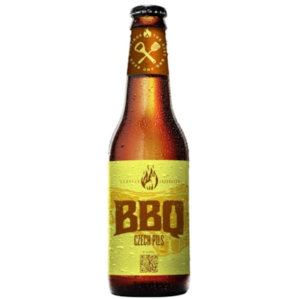 Cerveja BBQ Czech Pils Garrafa 355ml Imagem de Cerveja BBQ Czech Pils Garrafa 355ml