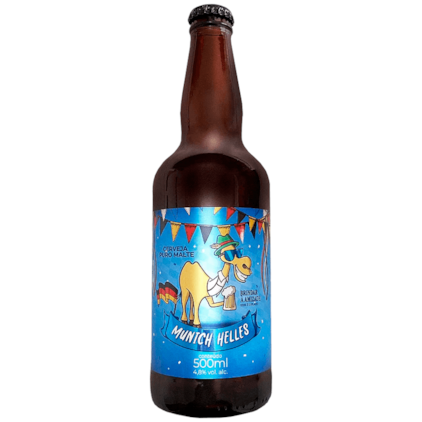 Cerveja Beduven Bier Munich Helles Garrafa 500ml Imagem de Cerveja Beduven Bier Munich Helles Garrafa 500ml