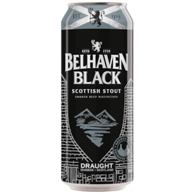 Cerveja Belhaven Black Scottish Stout Lata 440ml