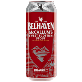 Cerveja Belhaven McCallum's Sweet Scottish Stout Lata 440ml