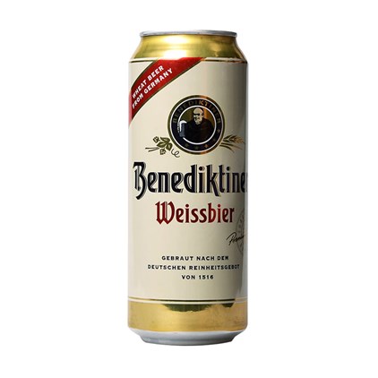 Cerveja Benediktiner Weissbier Lata 500ml (Pré-venda)