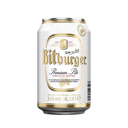 Cerveja Bitburger Premium Lata 330ml (Pré-venda)