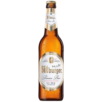 Cerveja Bitburger Premium Pils Garrafa 500ml Imagem de Cerveja Bitburger Premium Pils Garrafa 500ml