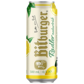 Cerveja Bitburger Radler Naturtrüb Pilsen Lata 500ml