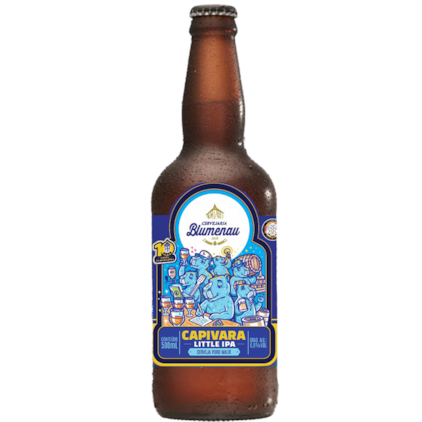 Imagem de Cerveja Blumenau Capivara Comemoração de 10 anos Little IPA Garrafa 500ml