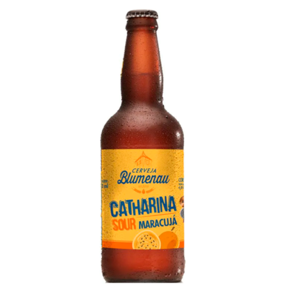 Cerveja Blumenau Catharina Sour com Maracujá Garrafa 500ml Imagem de Cerveja Blumenau Catharina Sour com Maracujá Garrafa 500ml