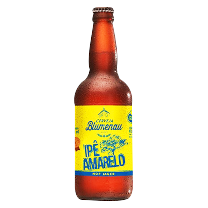 Cerveja Blumenau Ipê Amarelo Hop Lager Garrafa 500ml Imagem de Cerveja Blumenau Ipê Amarelo Hop Lager Garrafa 500ml