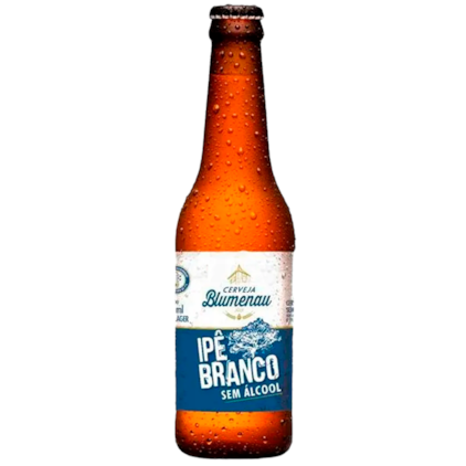 Cerveja Blumenau Ipê Branco Hop Lager Sem Álcool Garrafa 355ml Imagem de Cerveja Blumenau Ipê Branco Hop Lager Sem Álcool Garrafa 355ml
