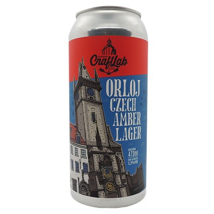 Cerveja Blumenau Orloj Czech Amber Lager Lata 473ml