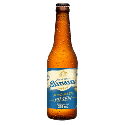 Cerveja Blumenau Pilsen Garrafa 355ml Imagem de Cerveja Blumenau Pilsen Garrafa 355ml