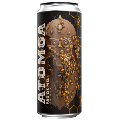 Cerveja Bodebrown Atomga Pão De Mel Imperial Stout Lata 470ml Imagem de Cerveja Bodebrown Atomga Pão De Mel Imperial Stout Lata 470ml