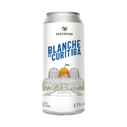 Cerveja Bodebrown Blanche de Curitiba Lata 473ml Imagem de Cerveja Bodebrown Blanche de Curitiba Lata 473ml