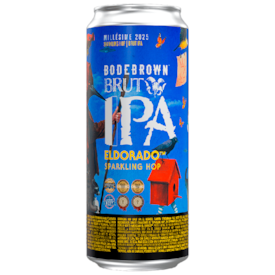 Cerveja Bodebrown Brut IPA Eldorado Sparkling Hop Lata 470ml
