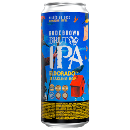 Cerveja Bodebrown Brut IPA Eldorado Sparkling Hop Lata 470ml