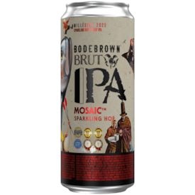 Cerveja Bodebrown Brut IPA Mosaic Sparkling Hop Lata 470ml