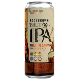 Cerveja Bodebrown Brut IPA  Nelson Sauvin Sparkling Hop Lata 470ml
