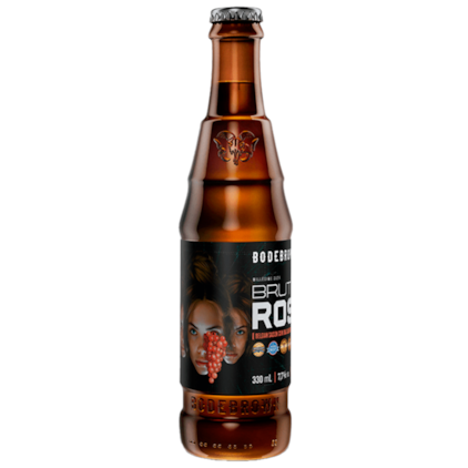 Cerveja Bodebrown Brut Rosé Belgian Saison Garrafa 330ml Imagem de Cerveja Bodebrown Brut Rosé Belgian Saison Garrafa 330ml