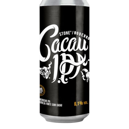 Cerveja Bodebrown Cacau IPA Lata 473ml Imagem de Cerveja Bodebrown Cacau IPA Lata 473ml