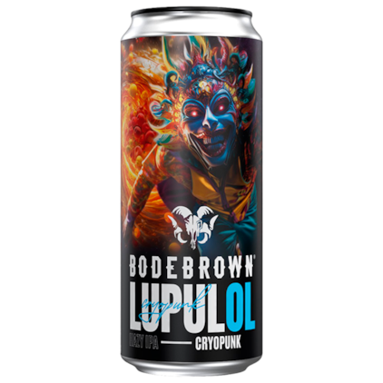 Cerveja Bodebrown Lupulol Cryopunk Hazy IPA Lata 473ml Imagem de Cerveja Bodebrown Lupulol Cryopunk Hazy IPA Lata 473ml