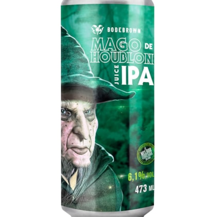 Cerveja Bodebrown Mago de Houblon Lata 473ml Imagem de Cerveja Bodebrown Mago de Houblon Lata 473ml