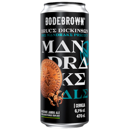 Cerveja Bodebrown Mandrake Jambu Ale American IPA Lata 473ml Imagem de Cerveja Bodebrown Mandrake Jambu Ale American IPA Lata 473ml