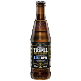 Cerveja Bodebrown Tripel Montfort EIS Milléssime 2023  Freez Destilation Belgian Strong Tripel Garra