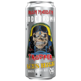 Cerveja Bodebrown Trooper Aces High Brasil Hoppy Ale Lata 470ml