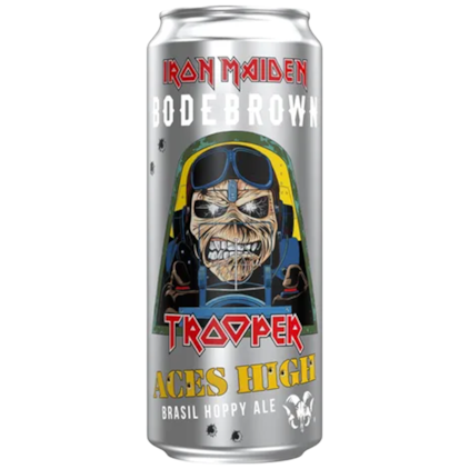 Cerveja Bodebrown Trooper Aces High Brasil Hoppy Ale Lata 470ml Imagem de Cerveja Bodebrown Trooper Aces High Brasil Hoppy Ale Lata 470ml