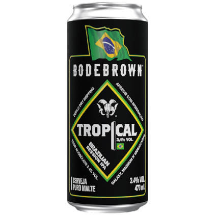Cerveja Bodebrown Tropical Brazilian Session IPA Lata 470ml Imagem de Cerveja Bodebrown Tropical Brazilian Session IPA Lata 470ml