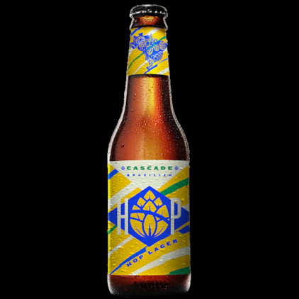 Cerveja Brazilian Hop Cascade Lager Garrafa 355ml