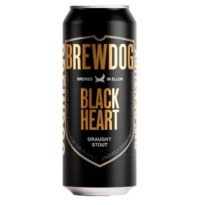 Cerveja BrewDog Black Heart Draught Stout Lata 440ml Imagem de Cerveja BrewDog Black Heart Draught Stout Lata 440ml