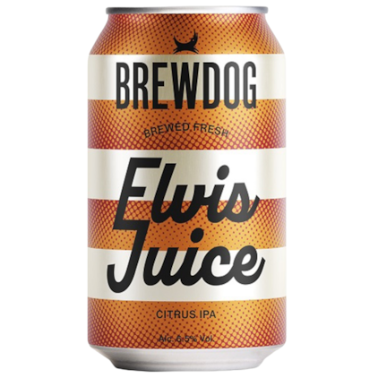 Cerveja BrewDog Elvis Juice IPA Lata 330ml Imagem de Cerveja BrewDog Elvis Juice IPA Lata 330ml