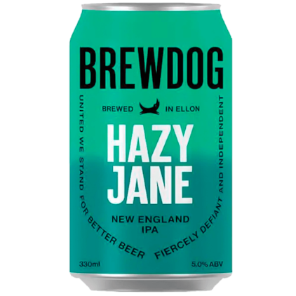 Cerveja BrewDog Hazy Jane Lata 330ml Imagem de Cerveja BrewDog Hazy Jane Lata 330ml