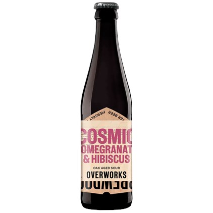 Imagem de Cerveja BrewDog OverWorks Cosmic Pomegranate & Hibiscus Oak Aged Sour Garrafa 330ml