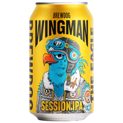 Cerveja BrewDog Wingman Session IPA Lata 330ml Imagem de Cerveja BrewDog Wingman Session IPA Lata 330ml
