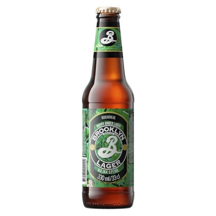 Cerveja Brooklyn Lager Garrafa 355ml Imagem de Cerveja Brooklyn Lager Garrafa 355ml