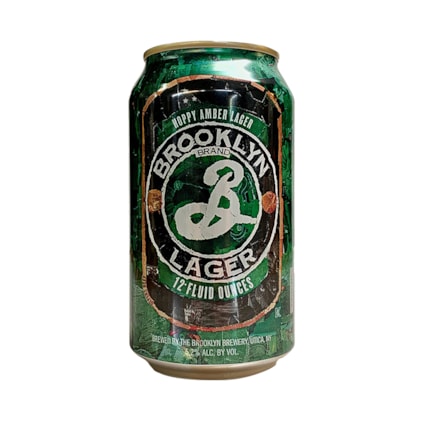 Cerveja Brooklyn Lager Lata 350ml Imagem de Cerveja Brooklyn Lager Lata 350ml