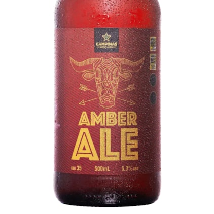 Cerveja Campinas Amber Ale Garrafa 500ml Imagem de Cerveja Campinas Amber Ale Garrafa 500ml
