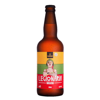 Cerveja Campinas Legionária Weizen Garrafa 500ml Imagem de Cerveja Campinas Legionária Weizen Garrafa 500ml