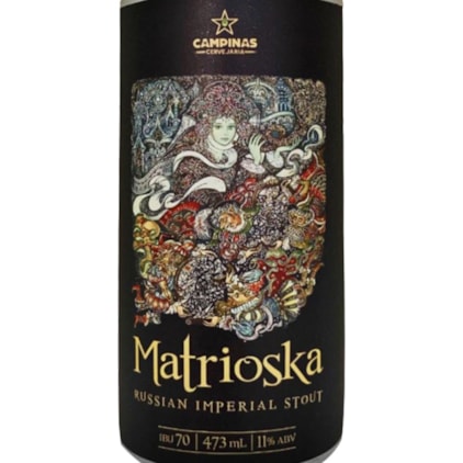 Imagem de Cerveja Campinas Matrioska Russian Imperial Stout Lata 473ml