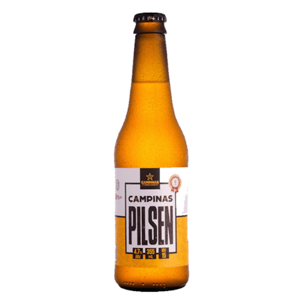 Cerveja Campinas Pilsen Garrafa 355ml Imagem de Cerveja Campinas Pilsen Garrafa 355ml
