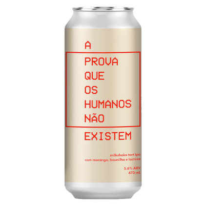 Cerveja Captain Brew A Prova Que Os Humanos Não Existem Milkshake Tart IPA Lata 473ml Imagem de Cerveja Captain Brew A Prova Que Os Humanos Não Existem Milkshake Tart IPA Lata 473ml