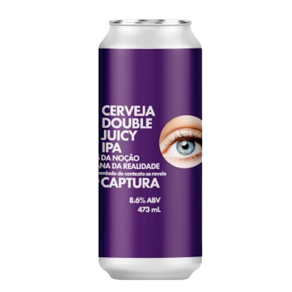 Cerveja Captain Brew Através da Noção Não-Euclidiana da Realidade Double Juicy IPA Lata 473ml Imagem de Cerveja Captain Brew Através da Noção Não-Euclidiana da Realidade Double Juicy IPA Lata 473ml