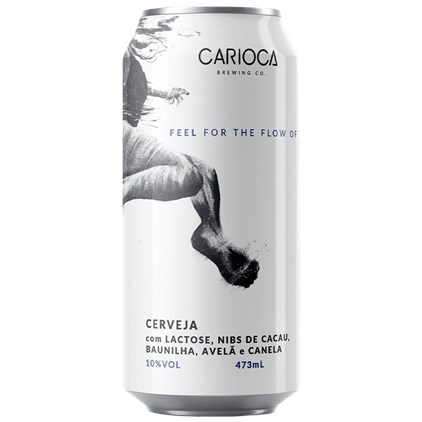 Cerveja Carioca Feel For The Flow Of Things Imperial Stout Lata 473ml