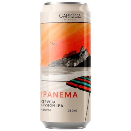 Cerveja Carioca Ipanema Session IPA Lata 310ml Imagem de Cerveja Carioca Ipanema Session IPA Lata 310ml