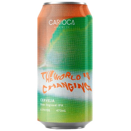 Cerveja Carioca The World Is Changing New England IPA Lata 473ml