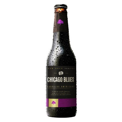 Cerveja Chicago Blues Carvalho Americano Garrafa 355ml